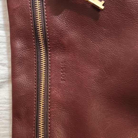 Fossil Leather Allie Satchel - Picture 10 of 16